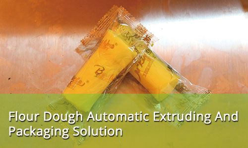 Automatische Extrusions- und Verpackungslösung für Mehlteig