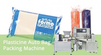 Máquina de extrusão e embalagem de plasticina