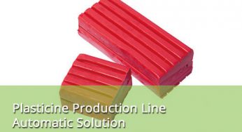 Solução automática para linha de produção de plasticina