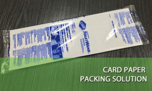 Card paper packing machine