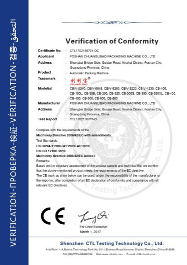 CE Certificate 380x540