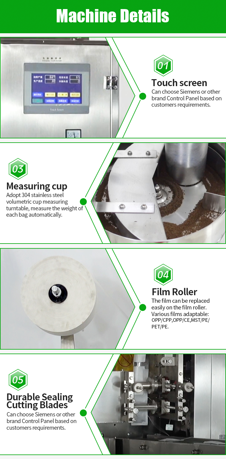 máquina de envasado de té