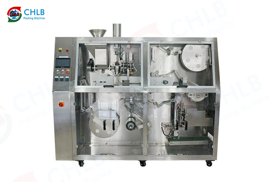 this is a round pot tea bag packing machine