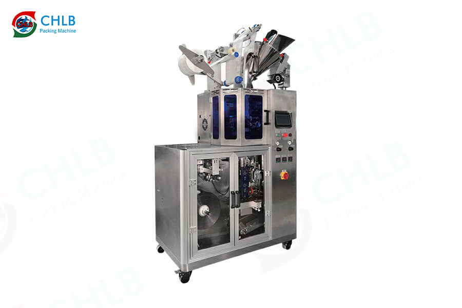 this is a drip coffee tea bag packing machine for powders