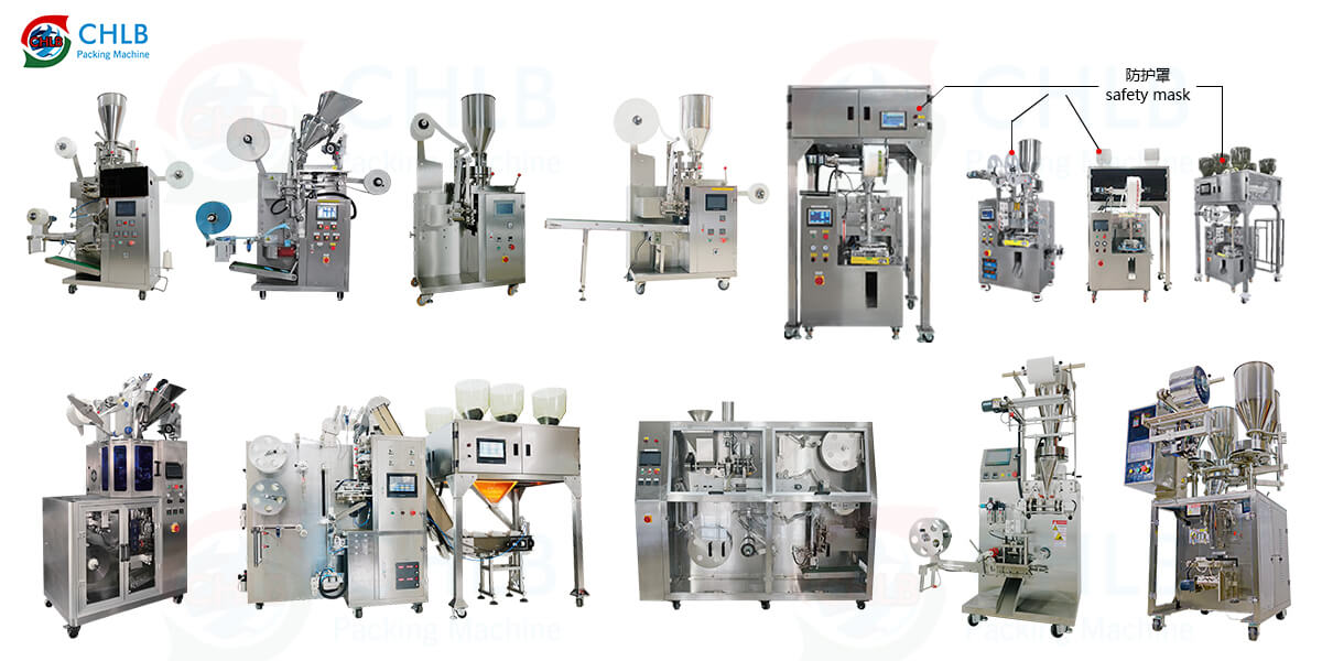 These are the tea bag packing machines