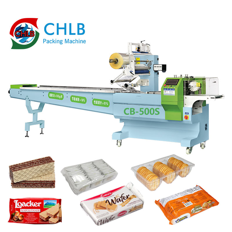 machine à emballer de flux de biscuits