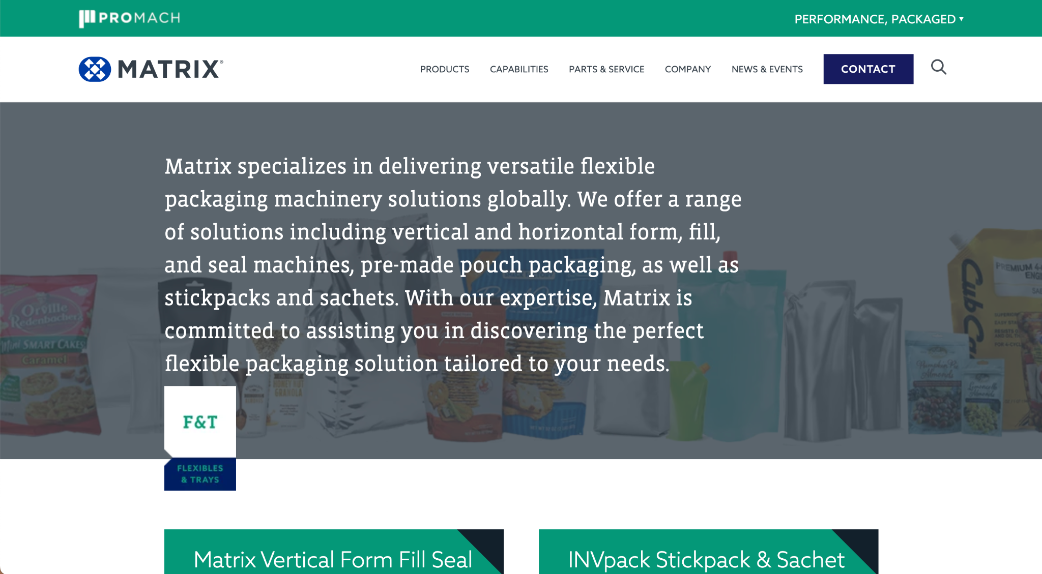 Matrix Packaging Machinery, LLC.