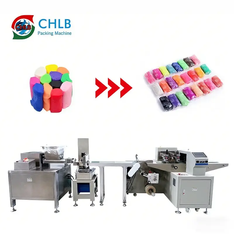 Full Automatic Play Dough ExtrusionPacking Line CB 350XLS