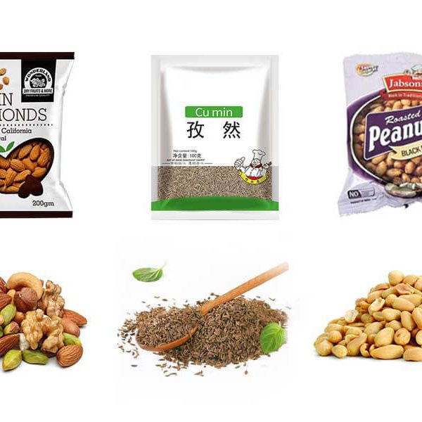 various of granule foods and package